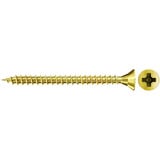 fischer Spanplattenschraube ClassicFast II 5,0x25 Senkkopf PZ 500 Stück, mit Vollgewinde