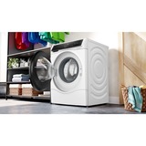 Bosch WNC254A40 Serie 8, Waschtrockner weiß/schwarz, i-Dos, Home Connect