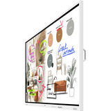 Samsung Flip WM75FX, Public Display weiß/grau, UltraHD/4K, Touchfunktion, Multi‑Touch