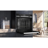 Siemens HB579GBR3 IQ500, Backofen schwarz/edelstahl, 60 cm