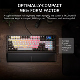 Corsair Vanguard 96, Gaming-Tastatur schwarz/weiß, DE-Layout, Corsair MLX Plasma