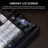 Corsair Vanguard 96, Gaming-Tastatur schwarz/weiß, DE-Layout, Corsair MLX Plasma