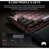 Corsair Vanguard 96, Gaming-Tastatur schwarz/weiß, DE-Layout, Corsair MLX Plasma