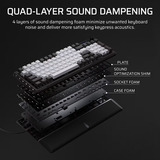 Corsair Vanguard 96, Gaming-Tastatur schwarz/weiß, DE-Layout, Corsair MLX Plasma