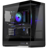 ENDORFY Fishtank 6000 Flex, Tower-Gehäuse schwarz, Tempered Glass x 2