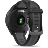 Garmin Forerunner 165, Smartwatch schwarz/dunkelgrau, 43 mm, Silikon-Armband