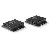 Lindy HDMI 4K30 Extender, HDMI Verlängerung schwarz, 70m, Cat.6, mit Power over Cable und Loop Out