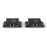 Lindy HDMI 4K30 Extender, HDMI Verlängerung schwarz, 70m, Cat.6, mit Power over Cable und Loop Out