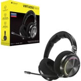 Corsair VIRTUOSO MAX WIRELESS, Gaming-Headset carbon, Bluetooth, 2,4 GHz Funkempfänger