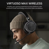 Corsair VIRTUOSO MAX WIRELESS, Gaming-Headset carbon, Bluetooth, 2,4 GHz Funkempfänger