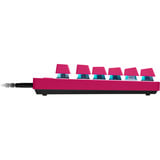 Logitech G Pro X TKL Rapid, Gaming-Tastatur pink, DE-Layout