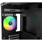 Thermaltake View 170 WS ARGB Black, Tower-Gehäuse schwarz/holz, Tempered Glass x 2, Holz-Struktur