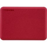 Toshiba Canvio Advance 4 TB, Externe Festplatte rot, Micro-USB-B 3.2 Gen 1 (5 Gbit/s)
