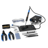 iFixit Fixhub Power Series Löt-Werkzeugset, Lötkolben schwarz/blau, 100 Watt, USB-C, Powerstation