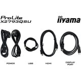 iiyama ProLite X2793QSU-B1, LED-Monitor 68.5 cm (27 Zoll), schwarz (matt), QHD, IPS, HDMI, DP, USB-Hub