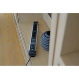 Brennenstuhl Premium-Protect-Line Steckdosenleiste 6-fach schwarz/aluminium, 3 Meter, 60.000A Überspannungsschutz, 2x USB-A
