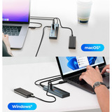 ICY BOX IB-HUB1743-CPD, USB-Hub anthrazit