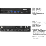 MSI PRO DP10 A14MG-015AT, Mini-PC schwarz, Windows 11 Pro