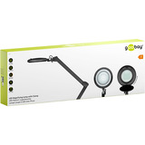 goobay LED-Klemm-Lupenleuchte 10W, LED-Leuchte schwarz