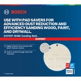 Bosch Professional Expert M480 Netzstruktur-Schleifblatt Ø 150mm, K150 50 Stück, für Exzenterschleifer