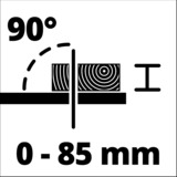 EINHELL Tischkreissäge TE-TS 315 U rot/schwarz, 2.000 Watt