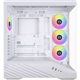 Lian Li Vector V100R, Tower-Gehäuse weiß, Tempered Glass x 2
