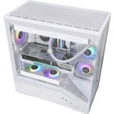 Lian Li Vector V100R, Tower-Gehäuse weiß, Tempered Glass x 2