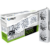 Palit GeForce RTX 5070 OC WHITE, Grafikkarte DLSS 5, 3x DisplayPort, 1x HDMI 2.1