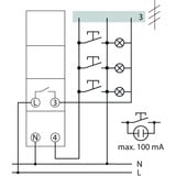 Theben Treppenlicht-Zeitschalter ELPA 6 plus, Zeitschaltuhr Elektronisch