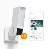 Netatmo Außenkamera mit Alarmsirene, Überwachungskamera weiß