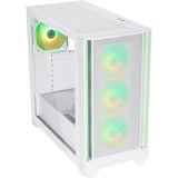 Silentware Flow 110 ARGB, Tower-Gehäuse weiß, Tempered Glass