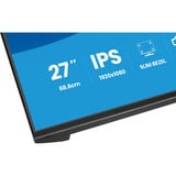 iiyama ProLite X2793HSU-B1, LED-Monitor 68.6 cm (27 Zoll), schwarz (matt), FullHD, IPS, HDMI, DP, USB-Hub, Lautsprecher, 120Hz Panel