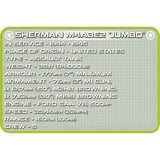 COBI Sherman M4A3E2 Jumbo, Konstruktionsspielzeug Maßstab 1:35