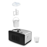 Medion LIFE Eismaschine MD 18387 schwarz/edelstahl, für 800ml Eiscreme, 150 Watt