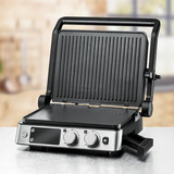 Rommelsbacher Kontaktgrill KG 2025 edelstahl/schwarz, 2.000 Watt
