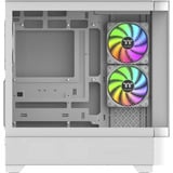 Thermaltake View 290 Snow White, Tower-Gehäuse weiß, Tempered Glass x 2