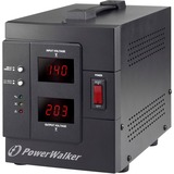 BlueWalker PowerWalker AVR 2000 SIV FR, Spannungsregler schwarz, Spannungsregler, Output: 2x French