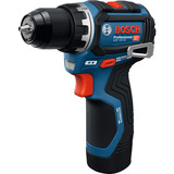 Bosch Professional Akku-Bohrschrauber GSR 12V-32 Professional, 12Volt blau/schwarz, 2x Li-Ionen Akku 2,0Ah, L-BOXX