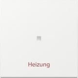 Gira Wippe Kontrollfenster und Heizung Ein Aus weiß, Retail