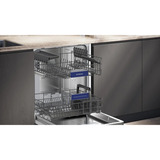Siemens SN43HS03TE iQ300, Spülmaschine edelstahl (gebürstet)/schwarz, 60 cm, Home Connect
