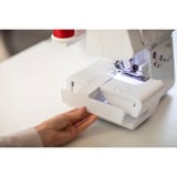 Brother Mechanische Nähmaschine M343D - Overlockmaschine weiß/rot