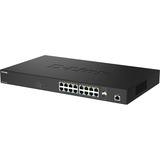 D-Link DMS-1250-18P/E, Switch schwarz