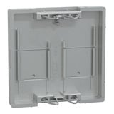 Merten Zentralplatte zwei fach für Modular Jack aluminium, Retail