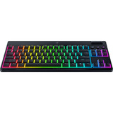 Razer BlackWidow V4 Low-Profile TKL HyperSpeed, Gaming-Tastatur schwarz, DE-Layout, Razer Low-Profile Orange