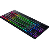 Razer BlackWidow V4 Low-Profile TKL HyperSpeed, Gaming-Tastatur schwarz, DE-Layout, Razer Low-Profile Orange