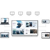 Samsung Flip WM85FX, Public Display weiß/grau, UltraHD/4K, Touchfunktion, Multi‑Touch