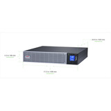 APC Easy UPS On-Line, 3000VA, Lithium-ion, USV schwarz/silber