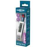 Ansmann Comfort Check Batterie-Tester , Messgerät weiß/schwarz, mit LC-Display und Balkenanzeige