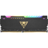 Patriot DIMM 16 GB DDR4-3200  , Arbeitsspeicher schwarz, PVSR416G320C8, Viper Steel RGB, INTEL XMP