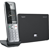 Gigaset BasicLine IP + COMFORT 500HX Silber-schwarz, Set schwarz